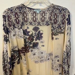 Airy summer long blouse/cover up